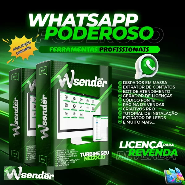 WaSender -Disparos em massa profissional-