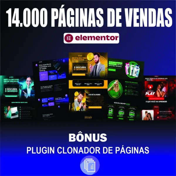 14000 PAGINAS EDITAVEIS WORDPRESS-ELEMENTOR PACOTE BASE