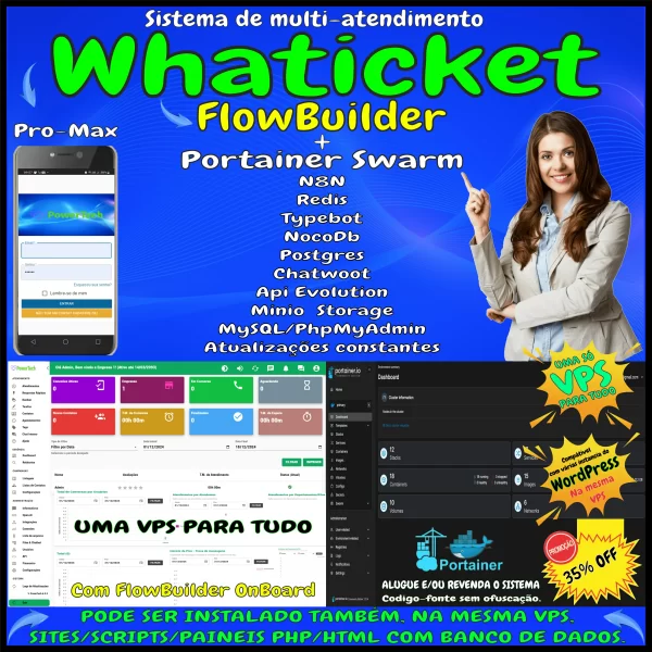 Whaticket FlowBuilder Pro-Max